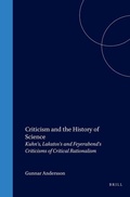 Cover: Criticism and the History of Science - Brill