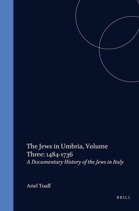 Enlarge image Cover: The Jews in Umbria - Brill
