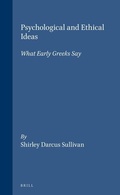 Cover: Psychological and Ethical Ideas - Brill