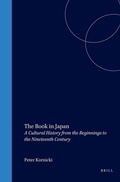 Cover: Handbuch der Orientalistik / The Book in Japan - Brill