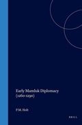 Cover: Early Mamluk Diplomacy (1260-1290) - Brill