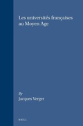 Cover: Les universit&eacute;s fran&ccedil;aises au Moyen age - Brill