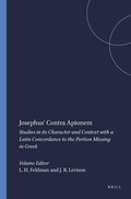 Cover: Josephus' "Contra Apionem" - Brill