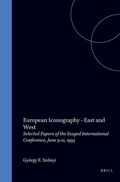 Cover: European Iconography East and West - Brill