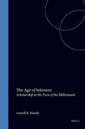 Cover: The Age of Solomon - Brill