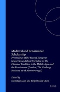 Cover: Medieval and Renaissance Scholarship - Brill