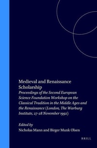 Enlarge image Cover: Medieval and Renaissance Scholarship - Brill