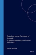Cover: Questions on the "De Anima" of Aristotle - Brill
