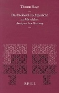 Cover: Das Lateinische Lehrgedicht im Mittelalter - Brill