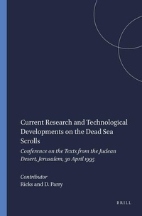 Enlarge image Cover: Current Research and Technological Developments on the Dead Sea Scrolls - Brill