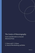 Cover: The Limits of Historiography - Brill