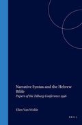 Cover: Narrative Syntax and the Hebrew Bible - Brill