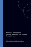 Cover: Aristotele's Metaphysics - Brill