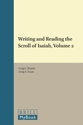 Cover: Formation and Interpretation of Old Testament Literature - Brill
