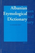 Cover: Albanian Etymological Dictionary - Brill