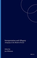 Cover: Interpretation and Allegory - Brill