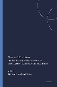 Enlarge image Cover: Text and Transmission - Brill