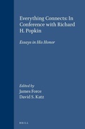Cover: "Everything Connects": In Conference with Richard H. Popkin - Brill