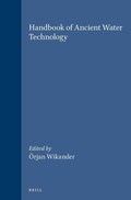 Cover: Handbook of Ancient Water Technology - Brill