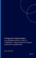Cover: Prolegomena Mathematica - Brill