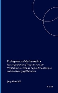 Enlarge image Cover: Prolegomena Mathematica - Brill