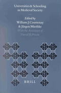 Cover: University and Schooling in Medieval Society - Brill