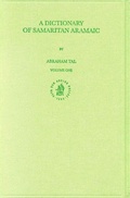 Cover: Handbuch der Orientalistik / A Dictionary of Samaritan Aramaic - Brill