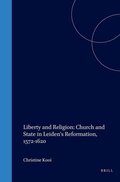 Cover: Liberty and Religion - Brill