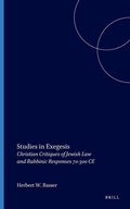 Cover: Studies in Exegesis - Brill
