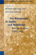 Cover: Der Kommentar in Antike und Mittelalter - Brill