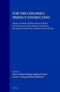 Cover: For the Children, Perfect Instruction - Brill