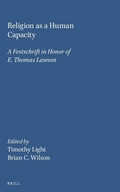 Cover: Religion as a Human Capacity - Brill