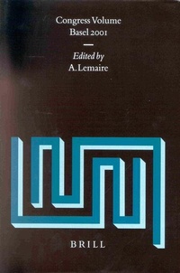 Enlarge image Cover: Congress Volume Basel 2001 - Brill