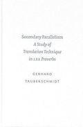 Cover: Secondary Parallelism - Brill