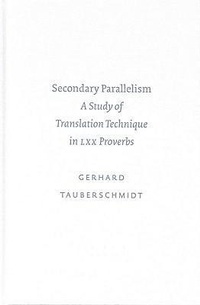 Enlarge image Cover: Secondary Parallelism - Brill