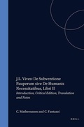 Cover: J.L. Vives: De Subventione Pauperum sive De Humanis Necessitatibus, Libri II - Brill