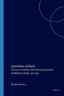 Cover: Questions of Style - Brill