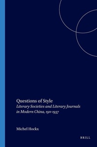 Enlarge image Cover: Questions of Style - Brill