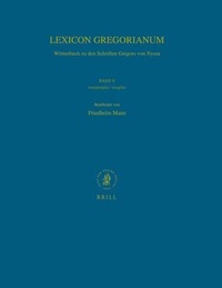 Abbildung von: Lexicon Gregorianum, Volume 5 Band V ?????????-????? - Brill