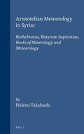 Cover: Aristotelian Meteorology in Syriac - Brill