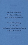 Cover: Invention and Method - Brill