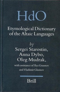 Abbildung von: Etymological Dictionary of the Altaic Languages (3 vols) - Brill