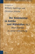 Cover: Der Kommentar in Antike und Mittelalter, Bd. 2 - Brill