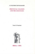 Cover: Provincial Taxation and the Ur III State - Brill