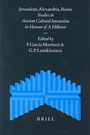 Cover: Jerusalem, Alexandria, Rome - Brill