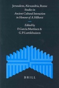 Cover: Jerusalem, Alexandria, Rome - Brill