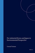 Cover: Pre-industrial Korea and Japan in Environmental Perspective - Brill