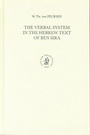 Cover: The Verbal System in the Hebrew Text of Ben Sira - Brill