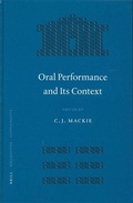 Cover: Oral Performance and Its Context - Brill