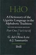 Cover: A Dictionary of the Ugaritic Language in the Alphabetic Tradition (2 vols) - Brill